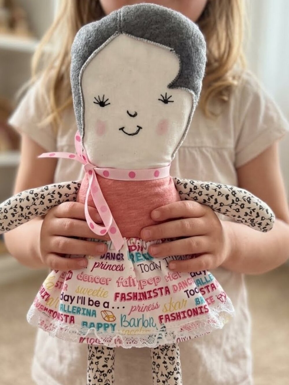 New Handmade Rag Doll Soft Toy A Great Girls Birthday Gift